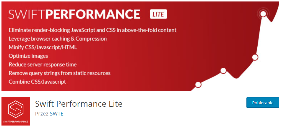 Swift Performance Lite w repozytorium WordPress